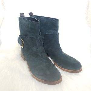 Tory Burch Mid Buckle Riley Boot Suede Size 10